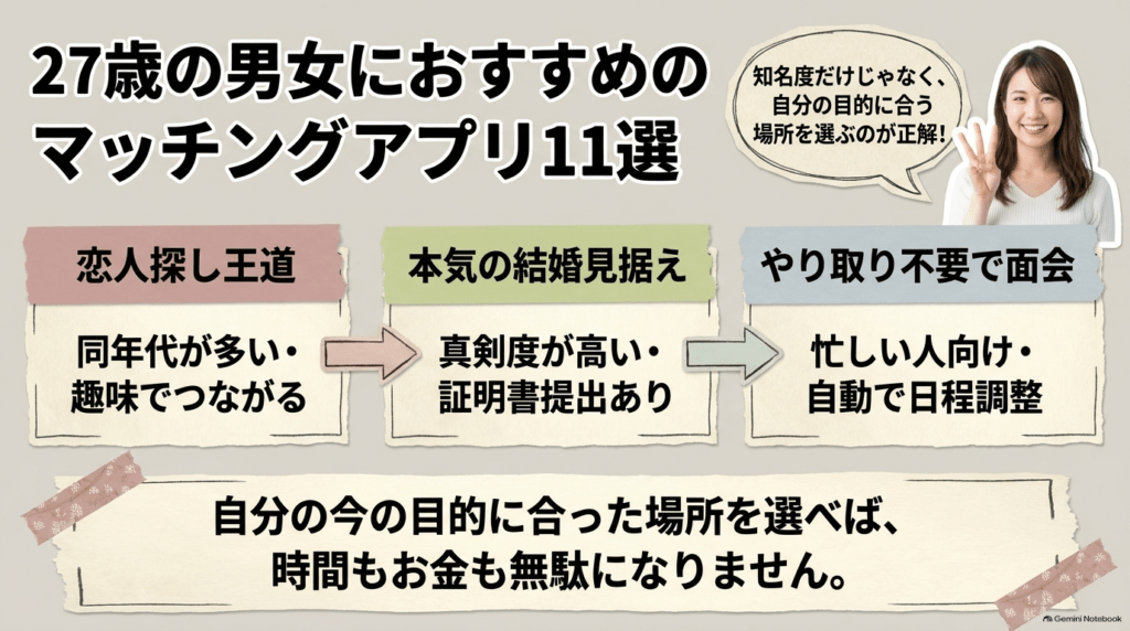 婚活恋活部【攻略ブログ】 | 27歳の男女に私がおすすめのマッチングアプリとコツ 婚活恋活部【攻略ブログ】 | 27歳の男女に私がおすすめのマッチングアプリとコツ